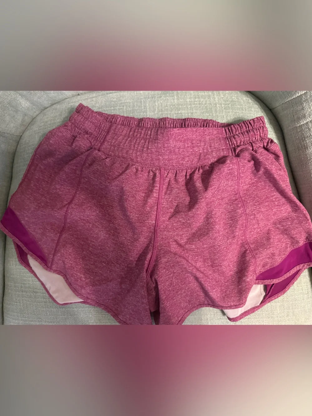 Lululemon Purple Hotty Hot shorts (8Tall)